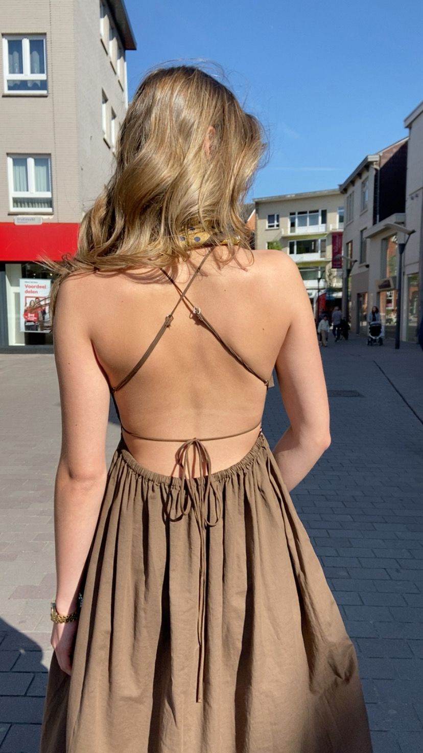 Jurk ottoda'ame DA5367 Brown