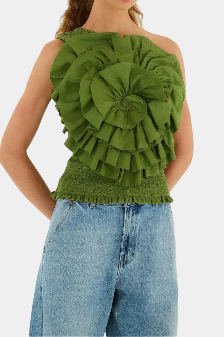 one shoulder blouse