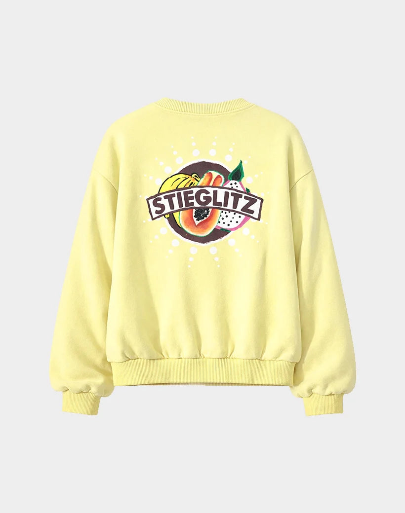 cindy oversized sweater stieglitz yellow