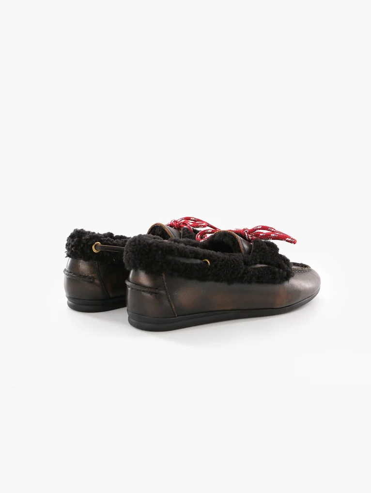 Kanda curly boat shoe Toral