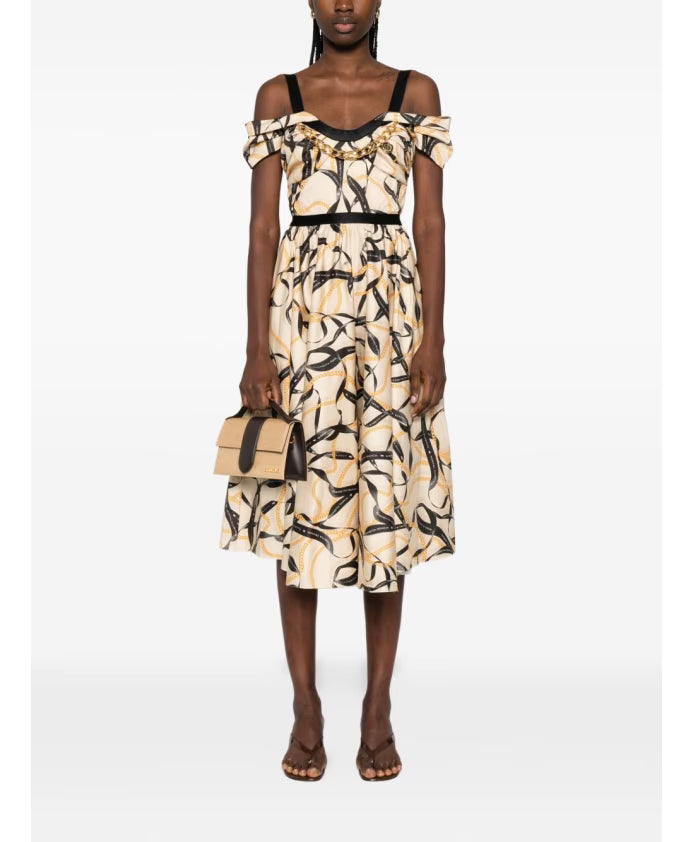 Jurk EF AB910 Chain print