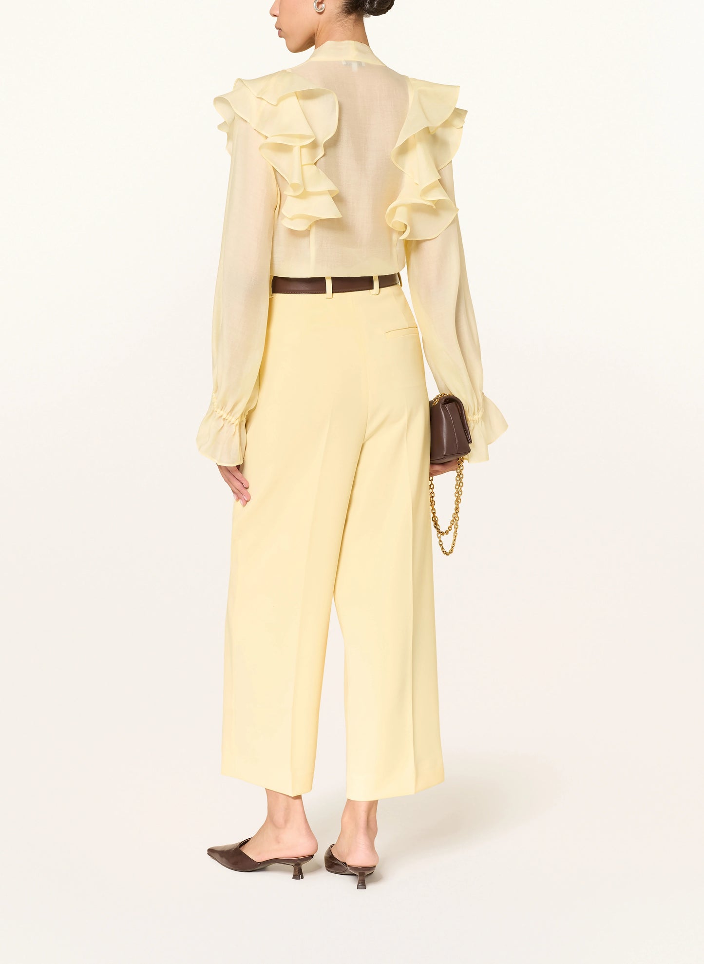 Noa cropped soft denim Rossi