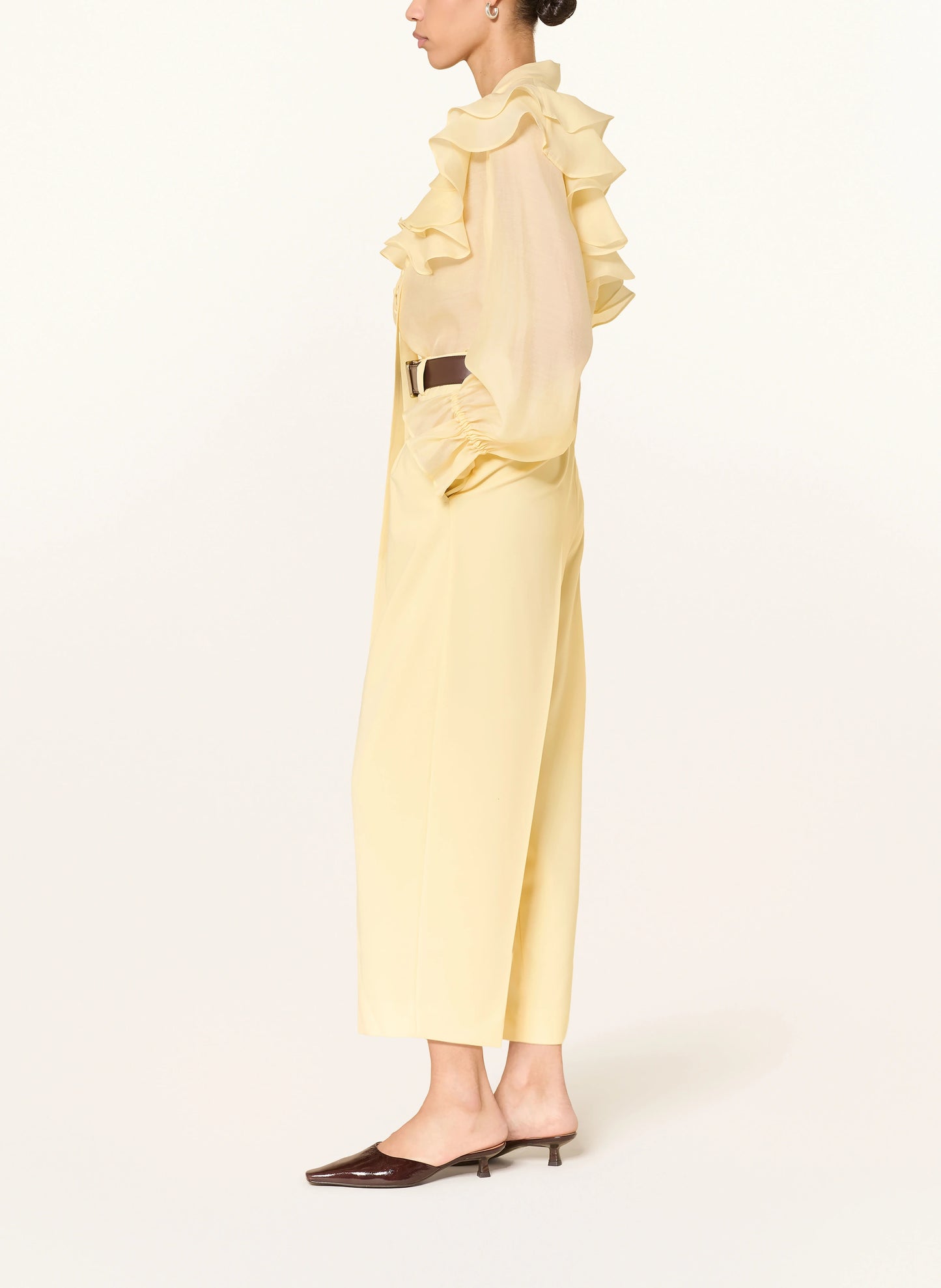 Noa cropped soft denim Rossi