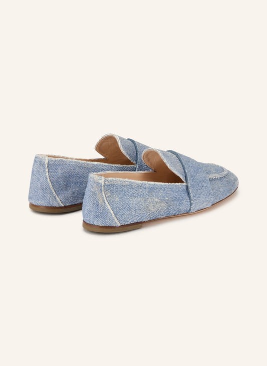 AGL Marienne Sandaal in Denim Look met Insteepriem