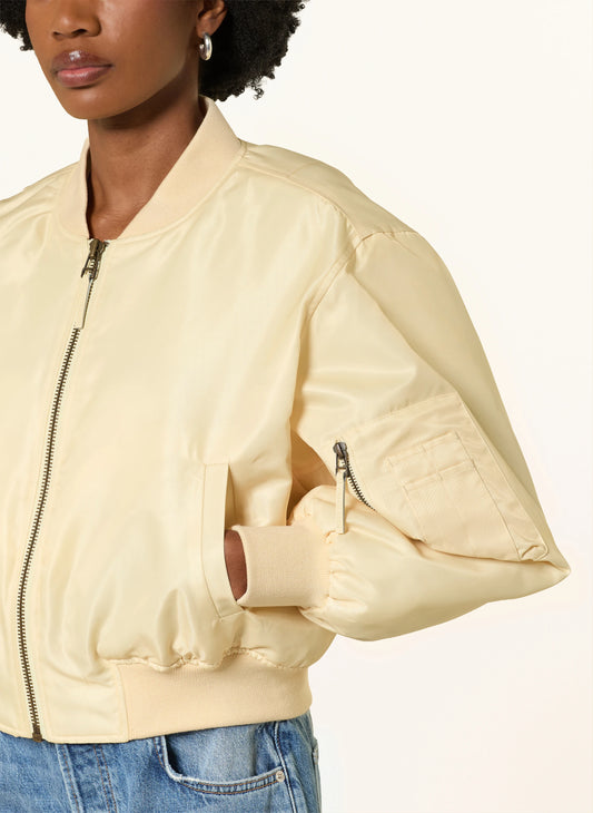 cropped leon bomber