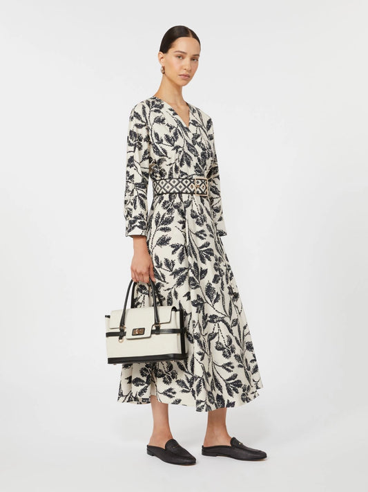 Camino dress Ecru marine