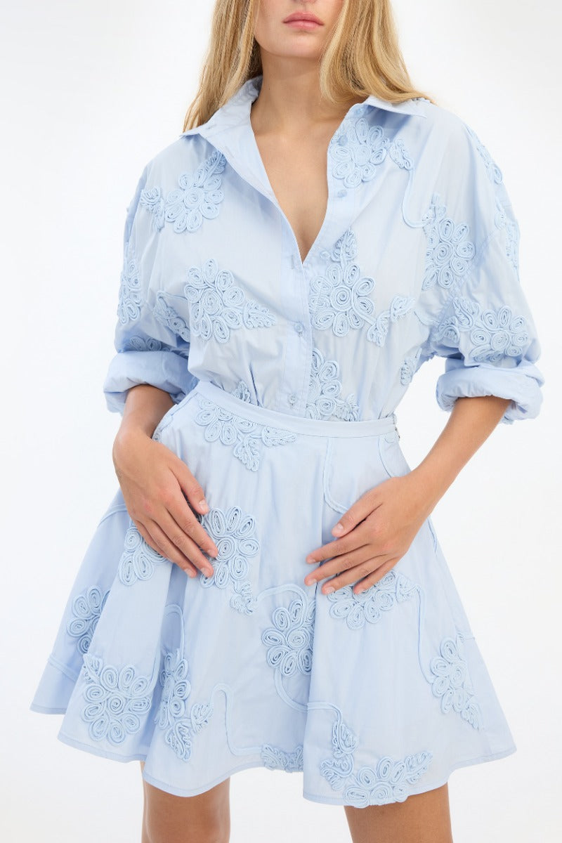Flower oversized shirt
