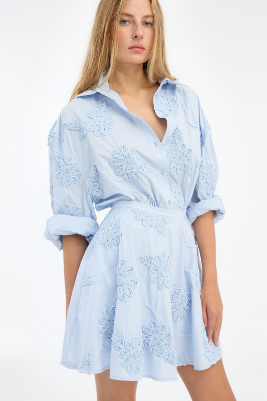 Flower oversized shirt