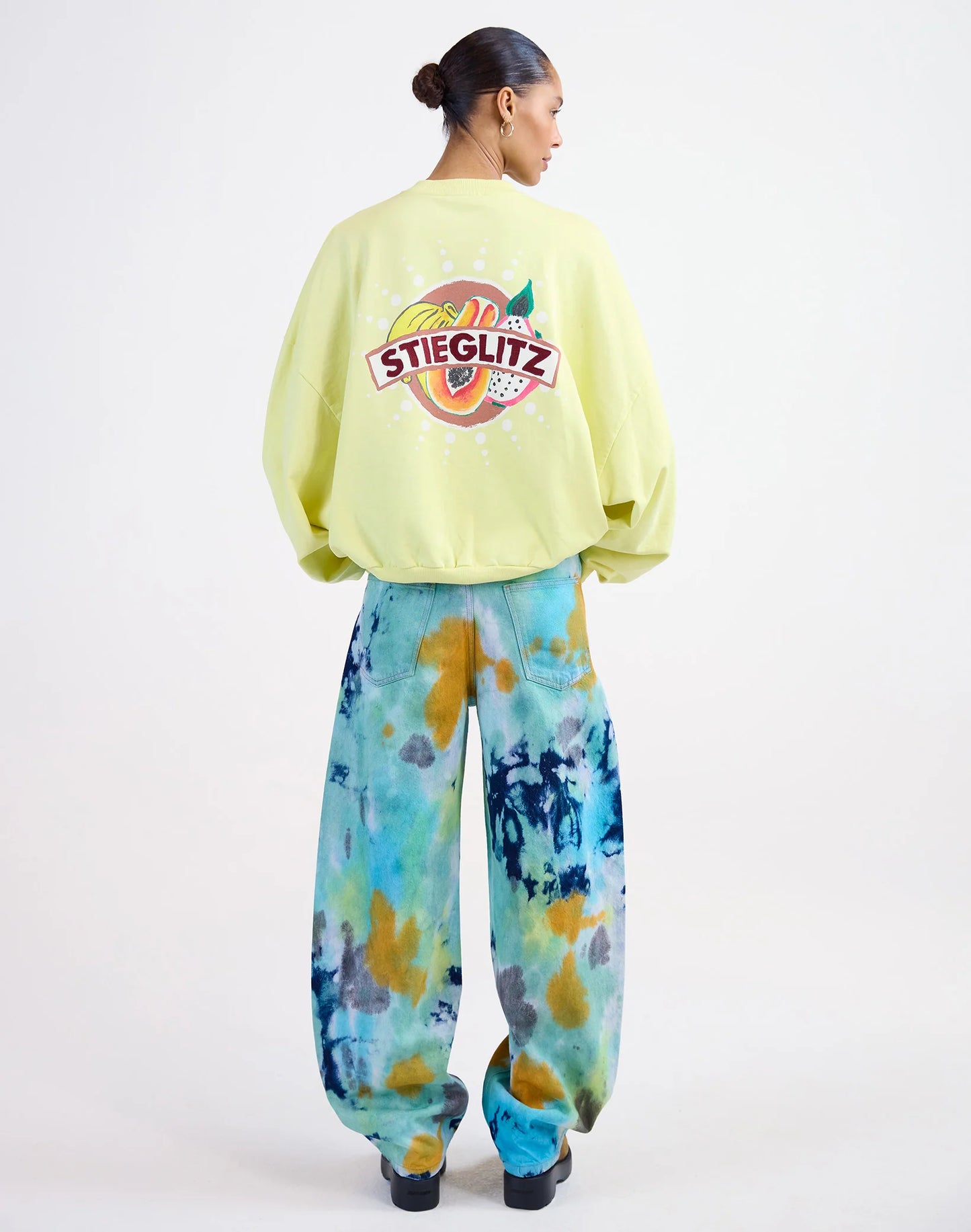 cindy oversized sweater stieglitz yellow