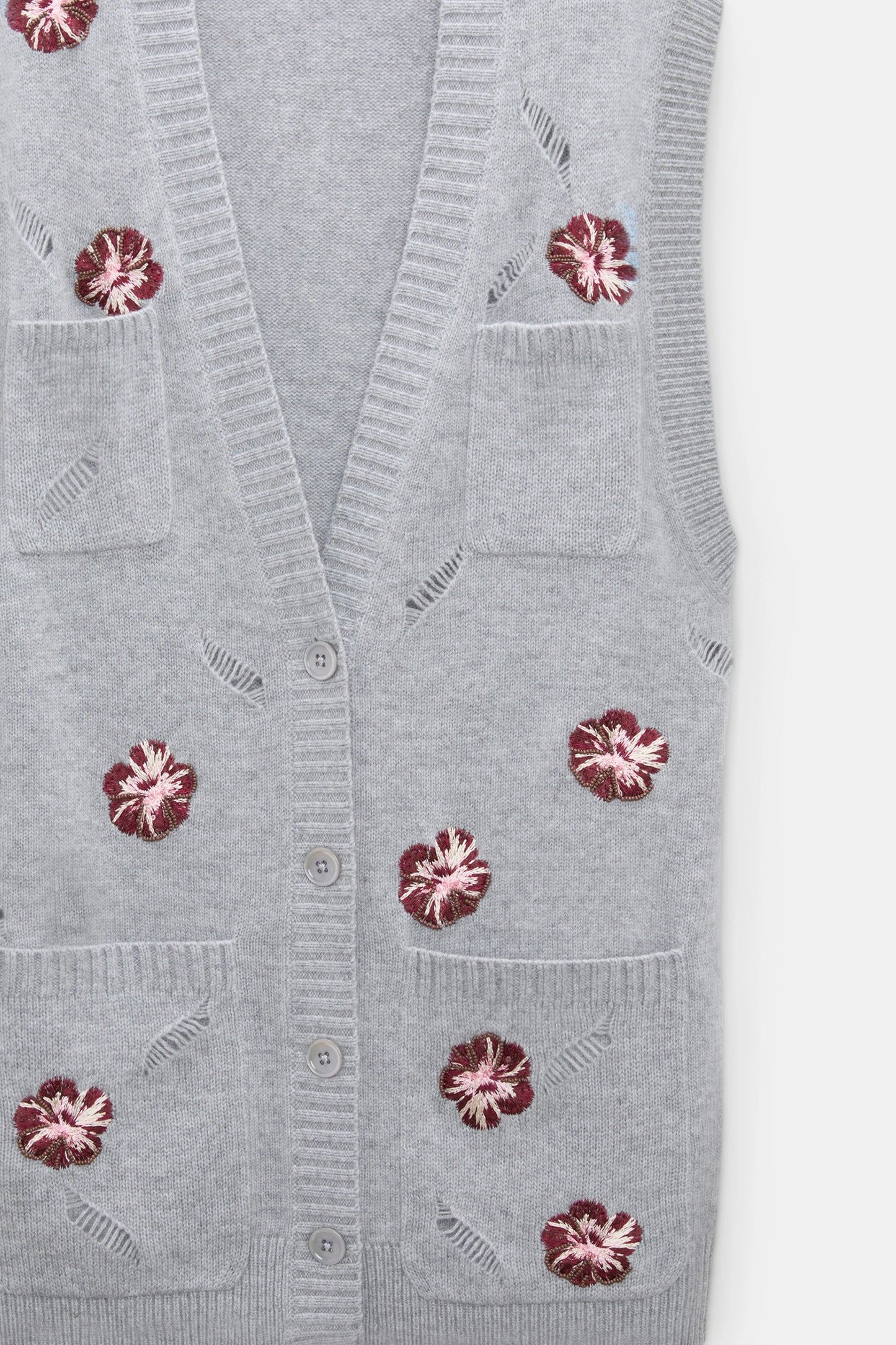 blooming statement gilet