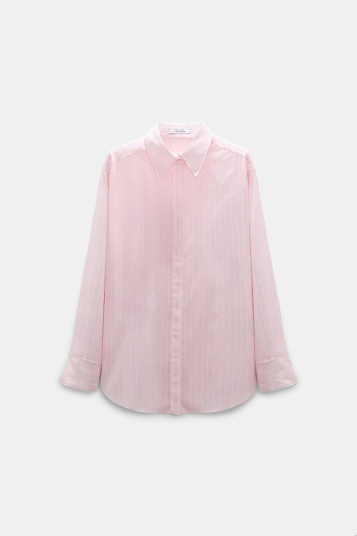 striped power blouse