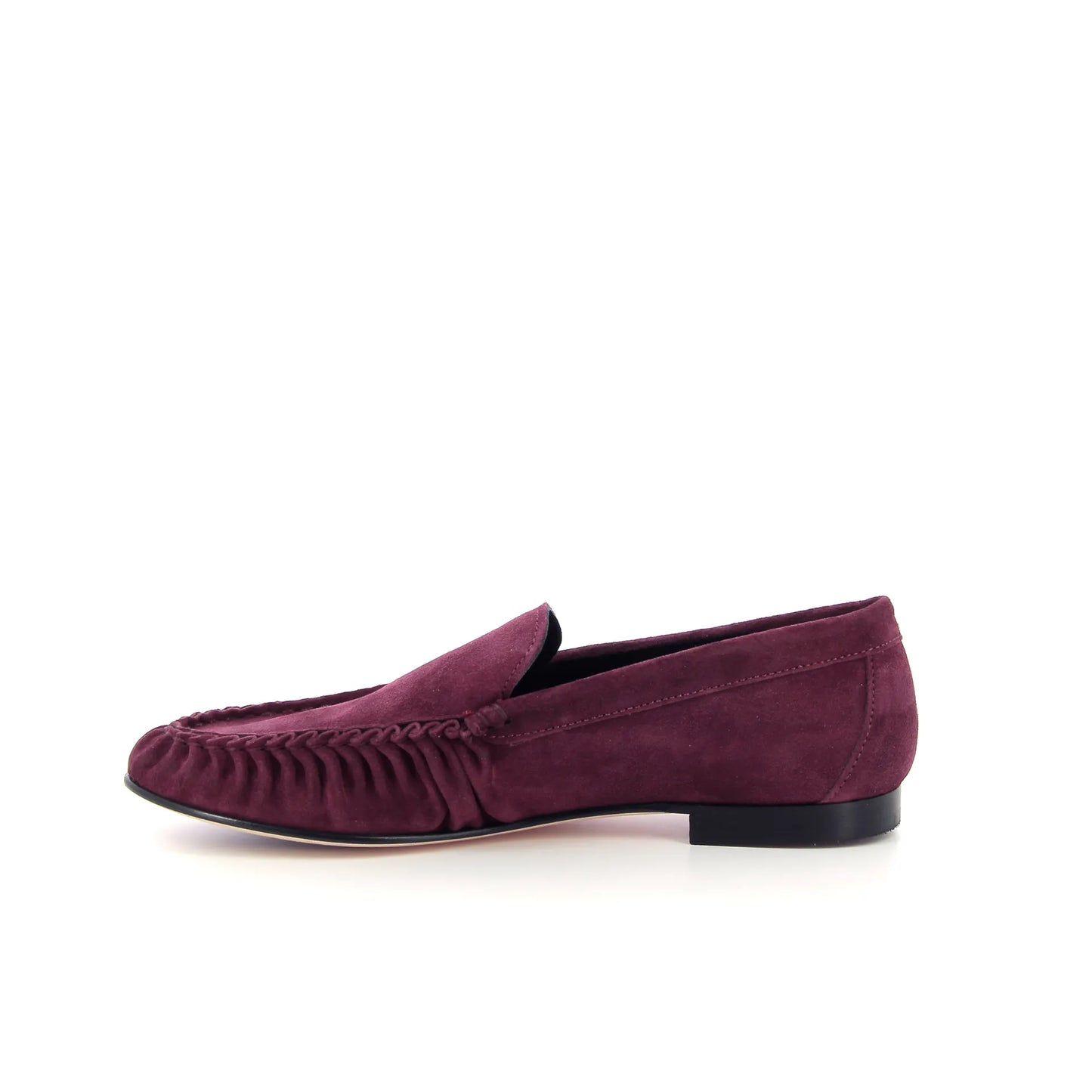 Elena Loafer van Suède met Fronsel — Carminio