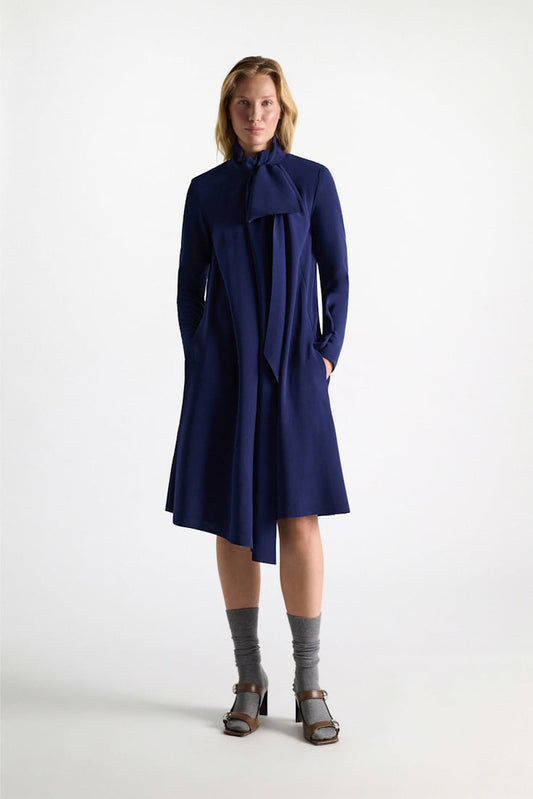 statement drape dress
