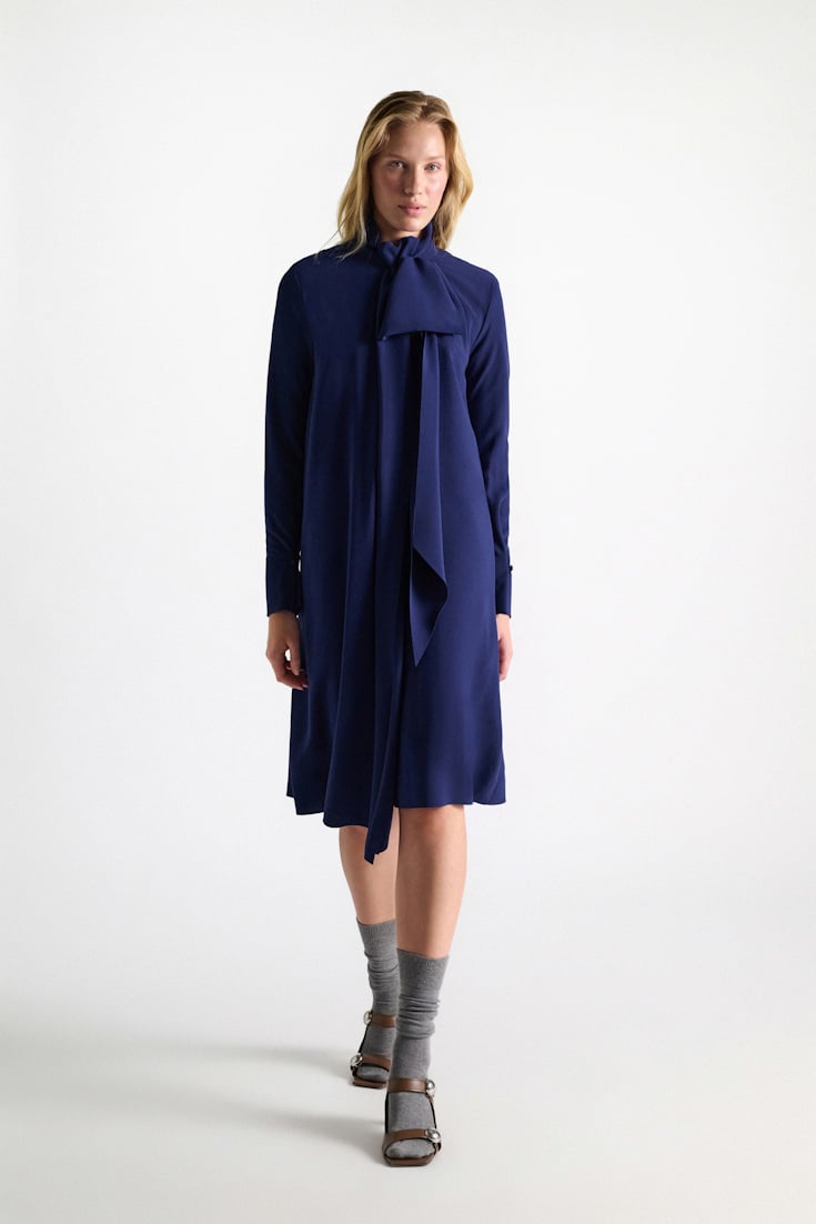 statement drape dress