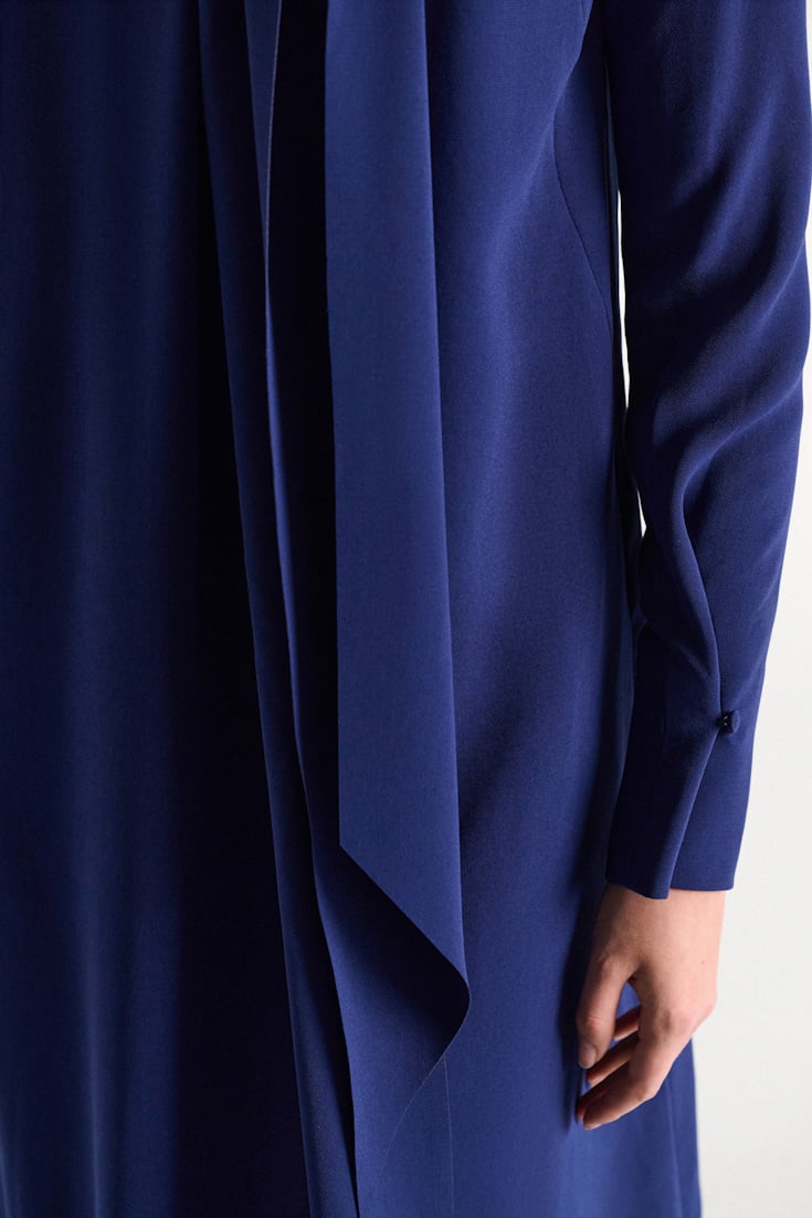 statement drape dress