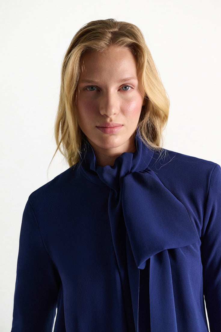 statement drape dress