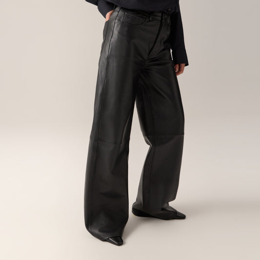 skater leather pant Lois