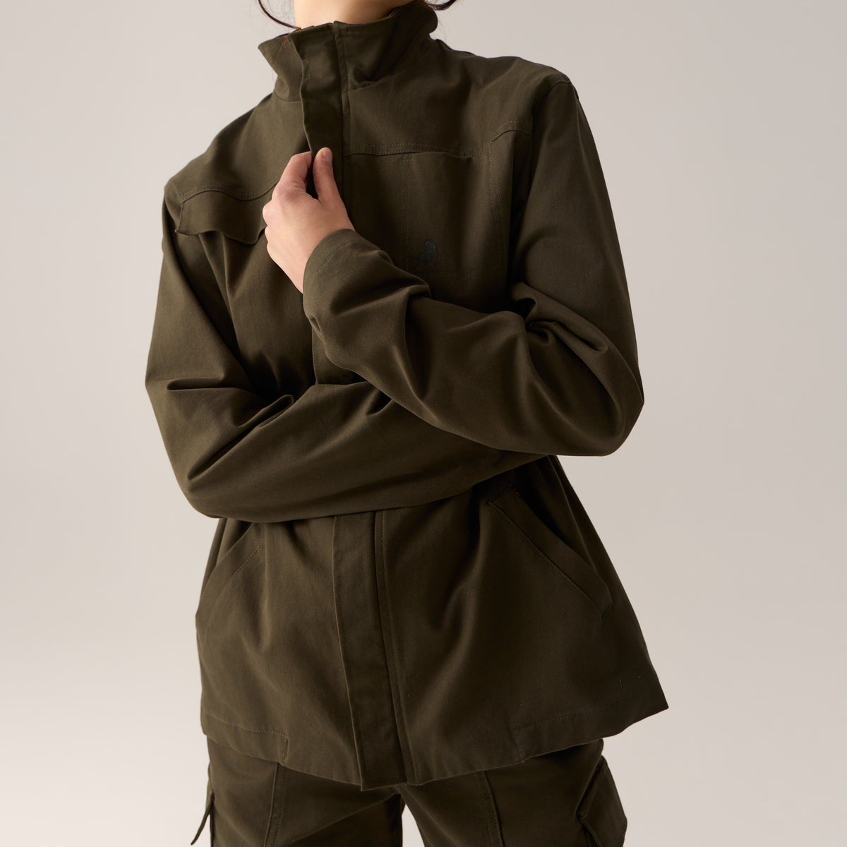 Nuria Gabardine zipper jacket Lois