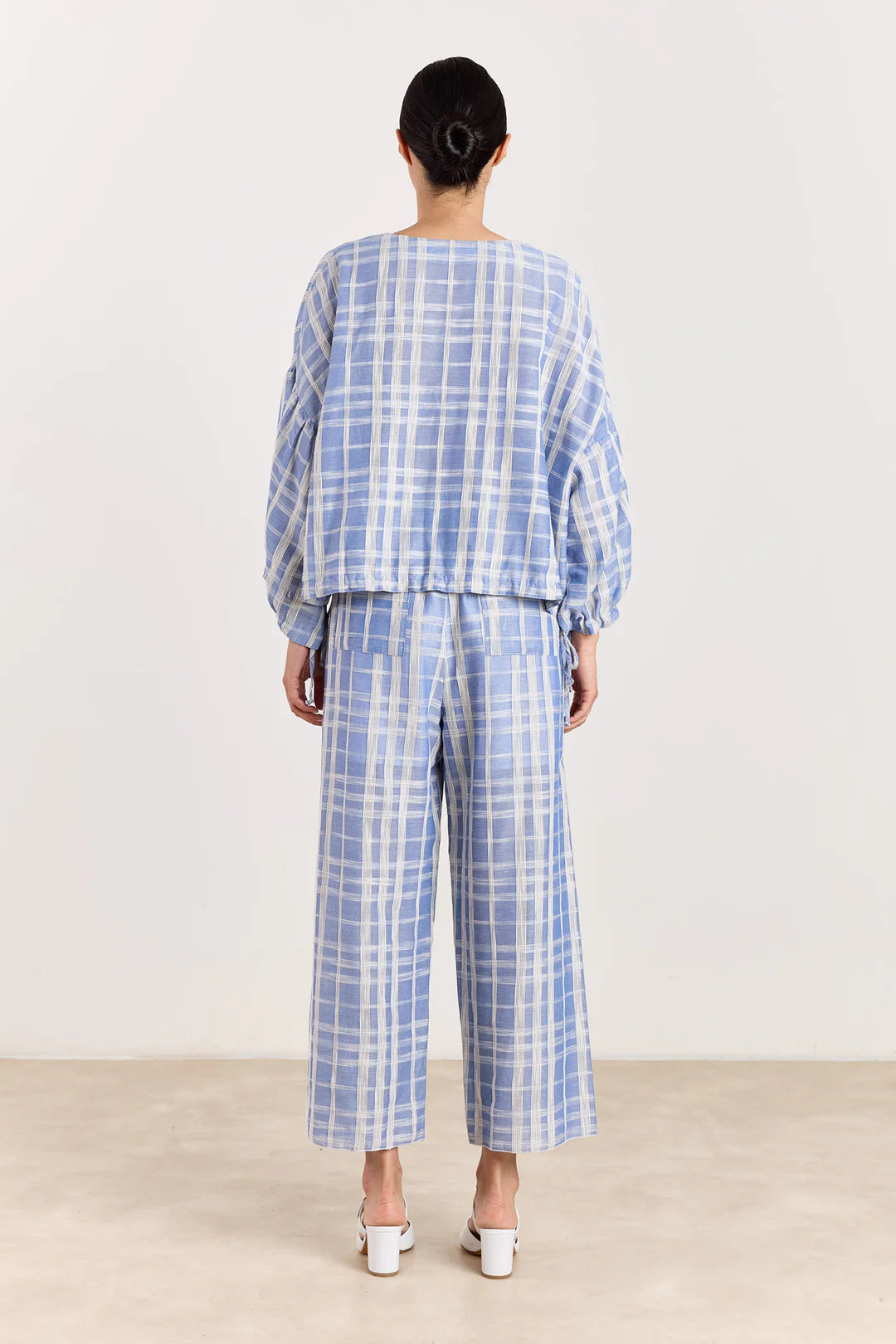 Gaby blouse SC Check blue