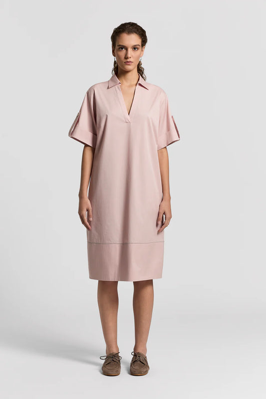 Cotton Dress Peserico A02513 Pink