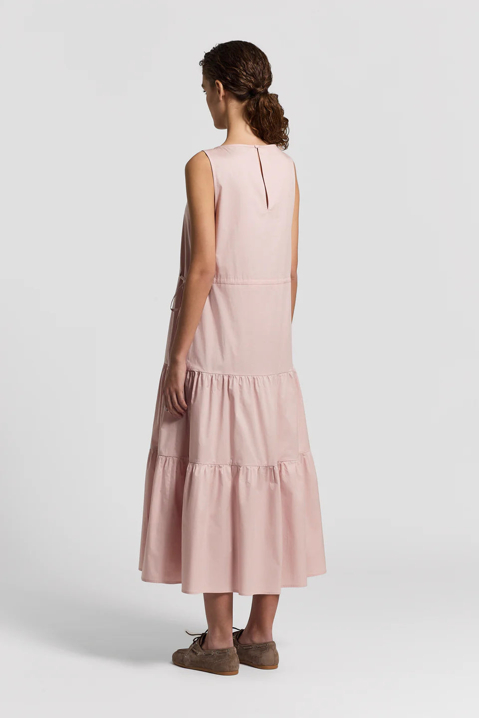 Cotton Dress Peserico A02720 Pink