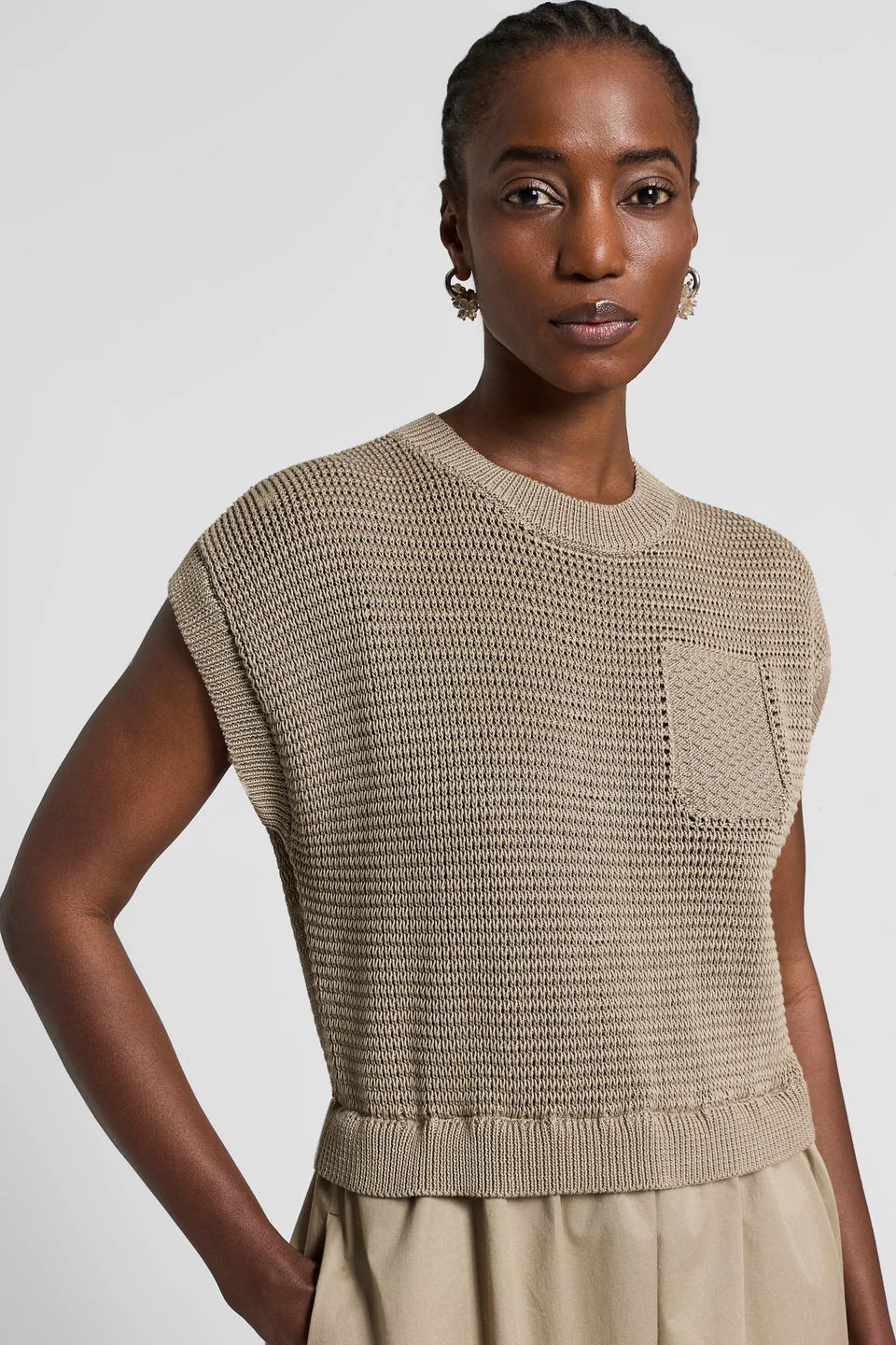 jurk Peserico A82139F07 sand