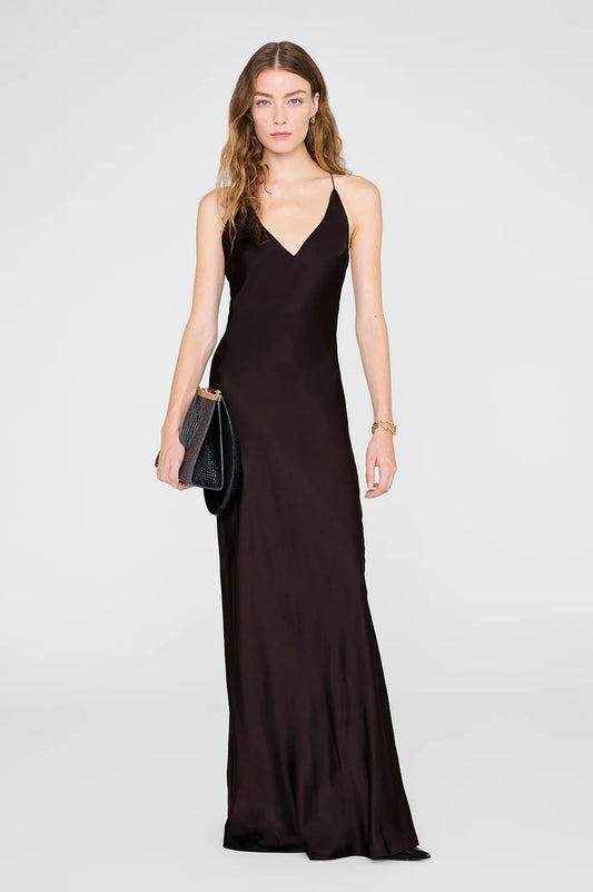 Laurel dress Anine Bing deep brown