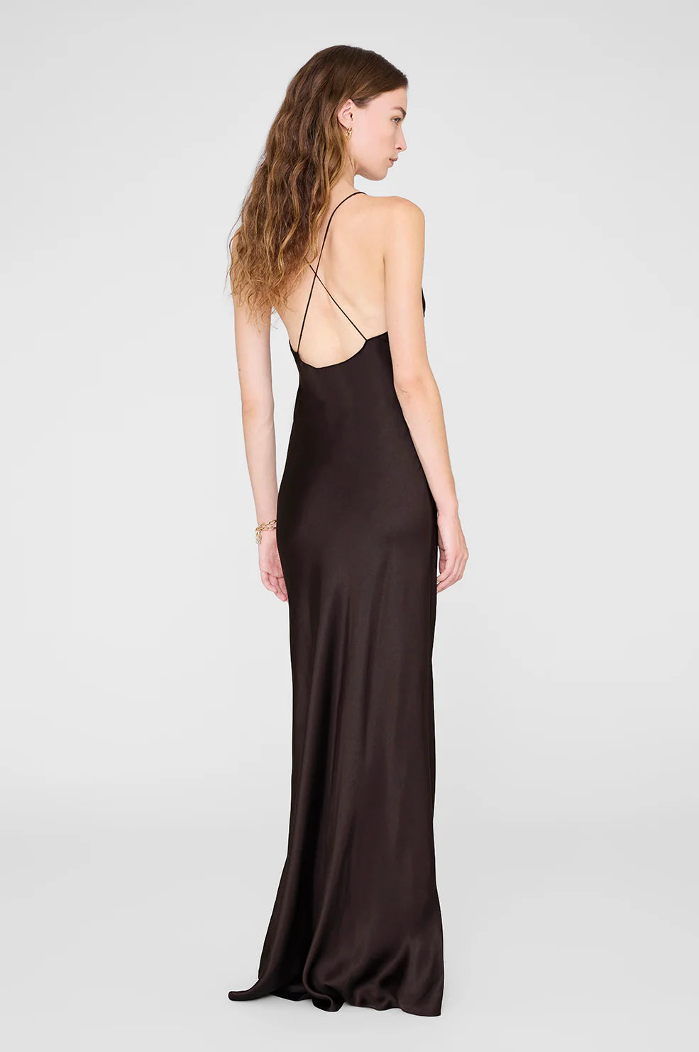 Laurel dress Anine Bing deep brown