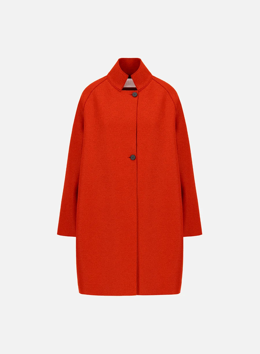 raglan cape pressed wool HW