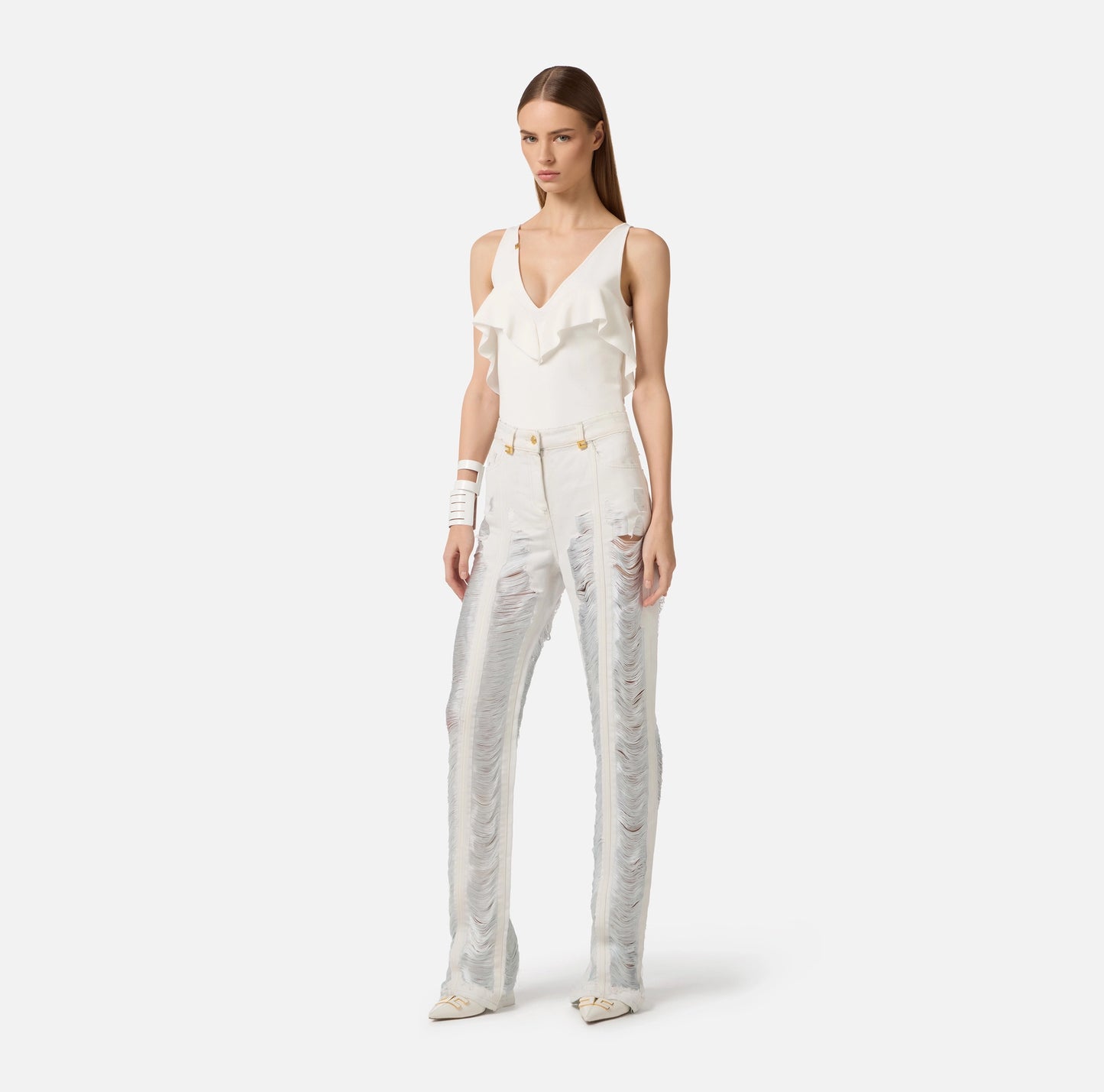 Body with volants Elisabetta Franchi