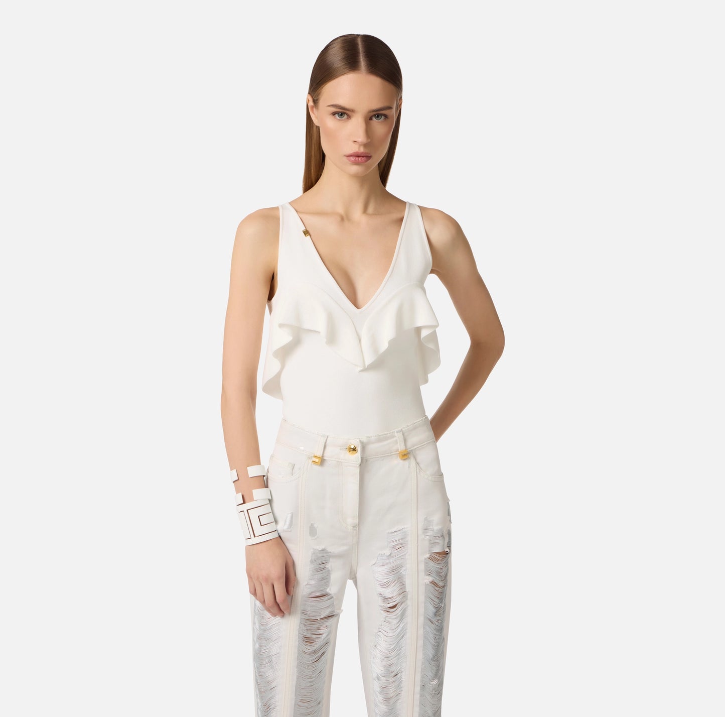 Body with volants Elisabetta Franchi