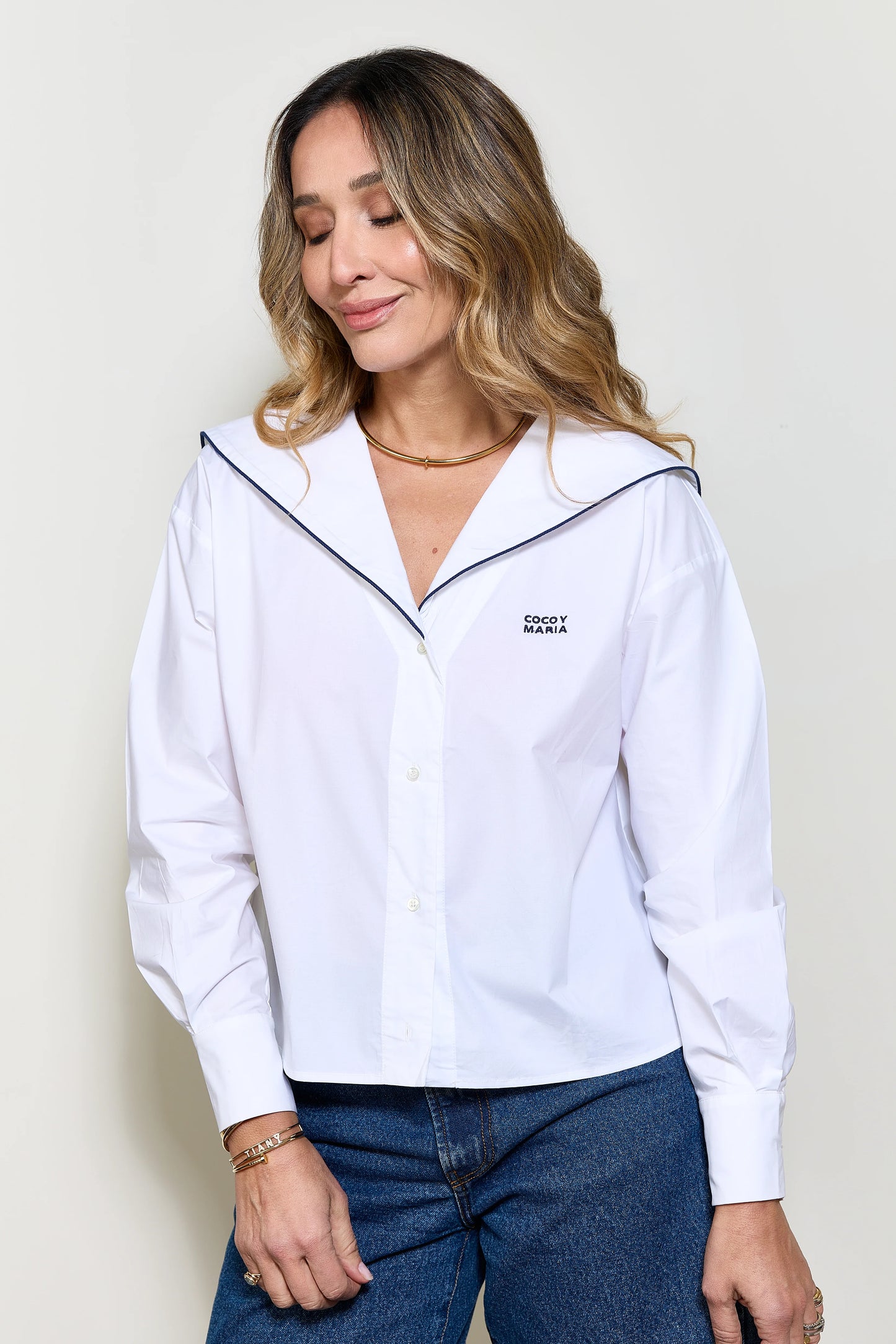 Marina t-shirt coco y maria White