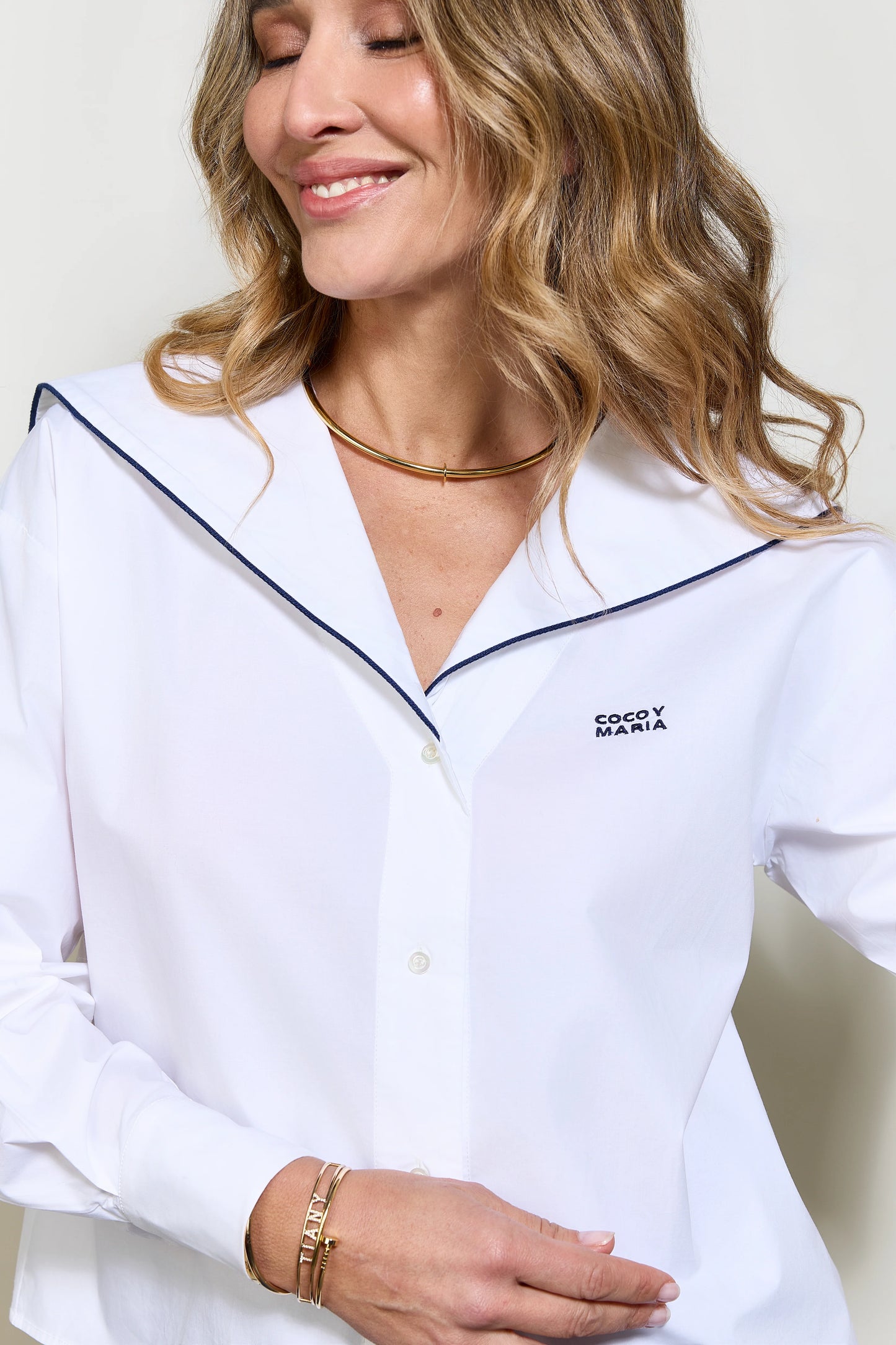 Marina t-shirt coco y maria White