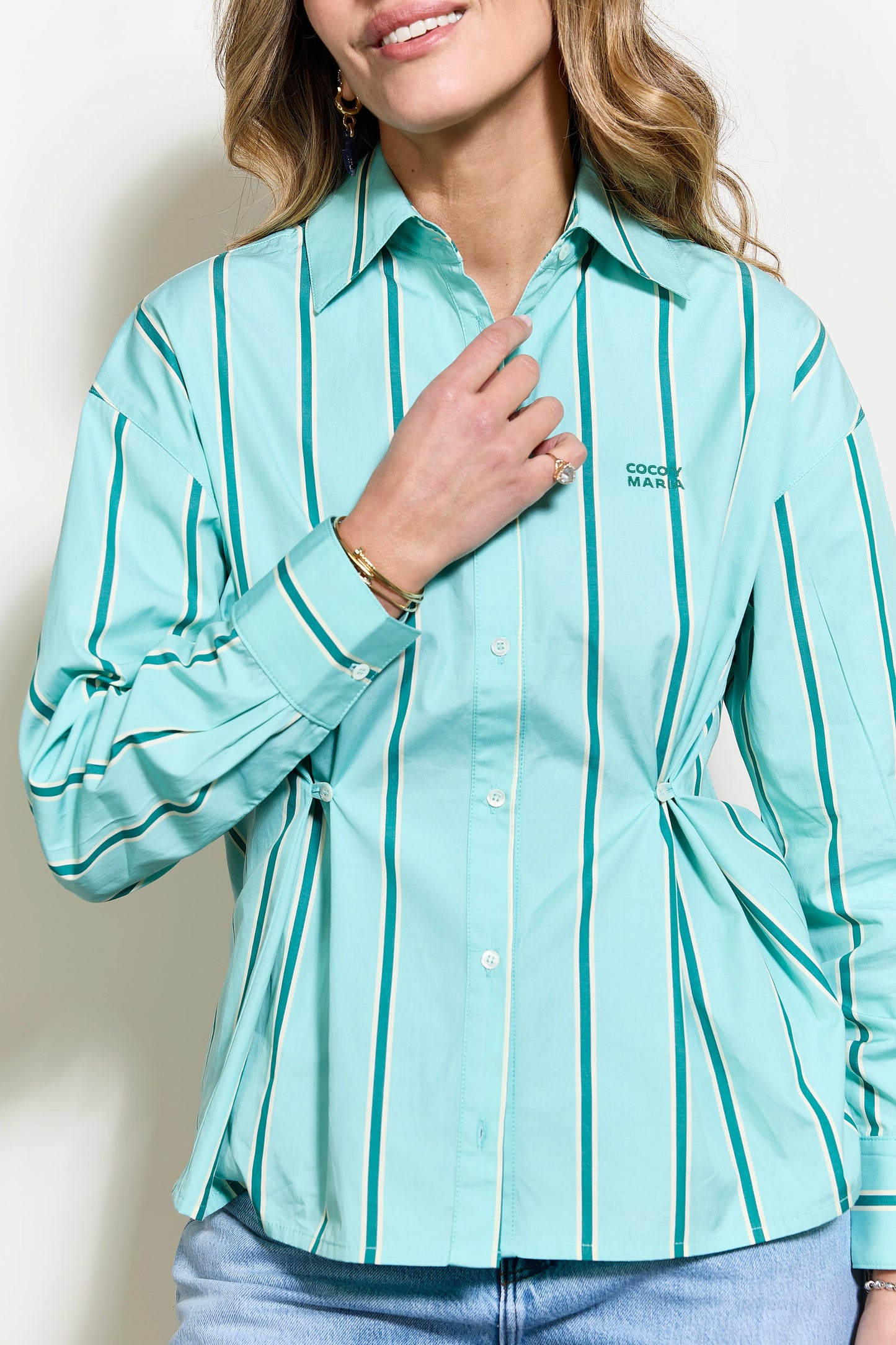 Camisa rosita Coco y Maria Green lemon s