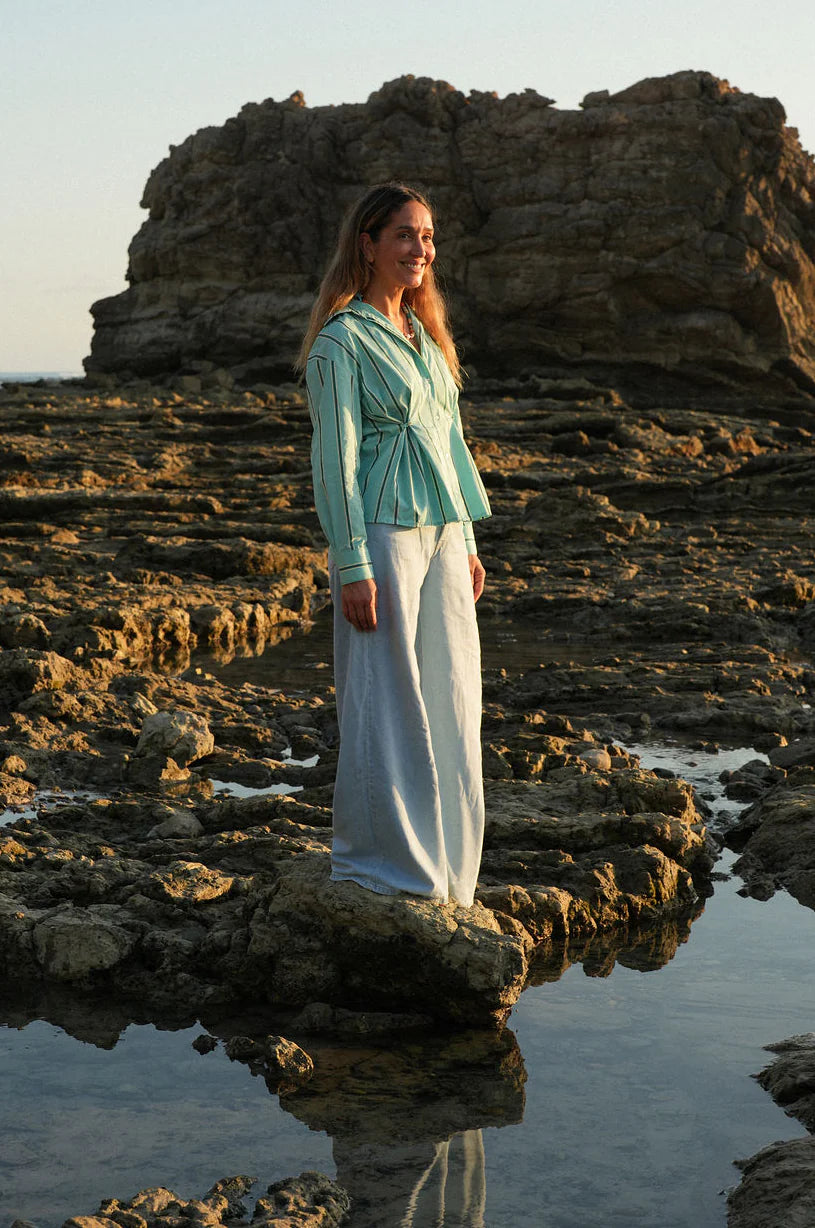 Camisa rosita Coco y Maria Green lemon s