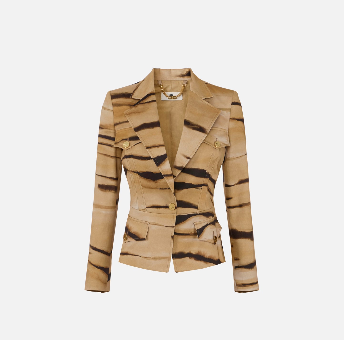 Animal print blazer Elisabetta Franchi