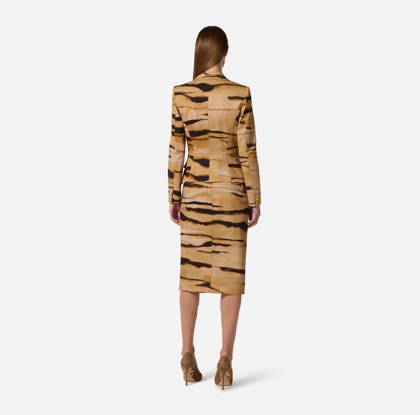Animal print blazer Elisabetta Franchi