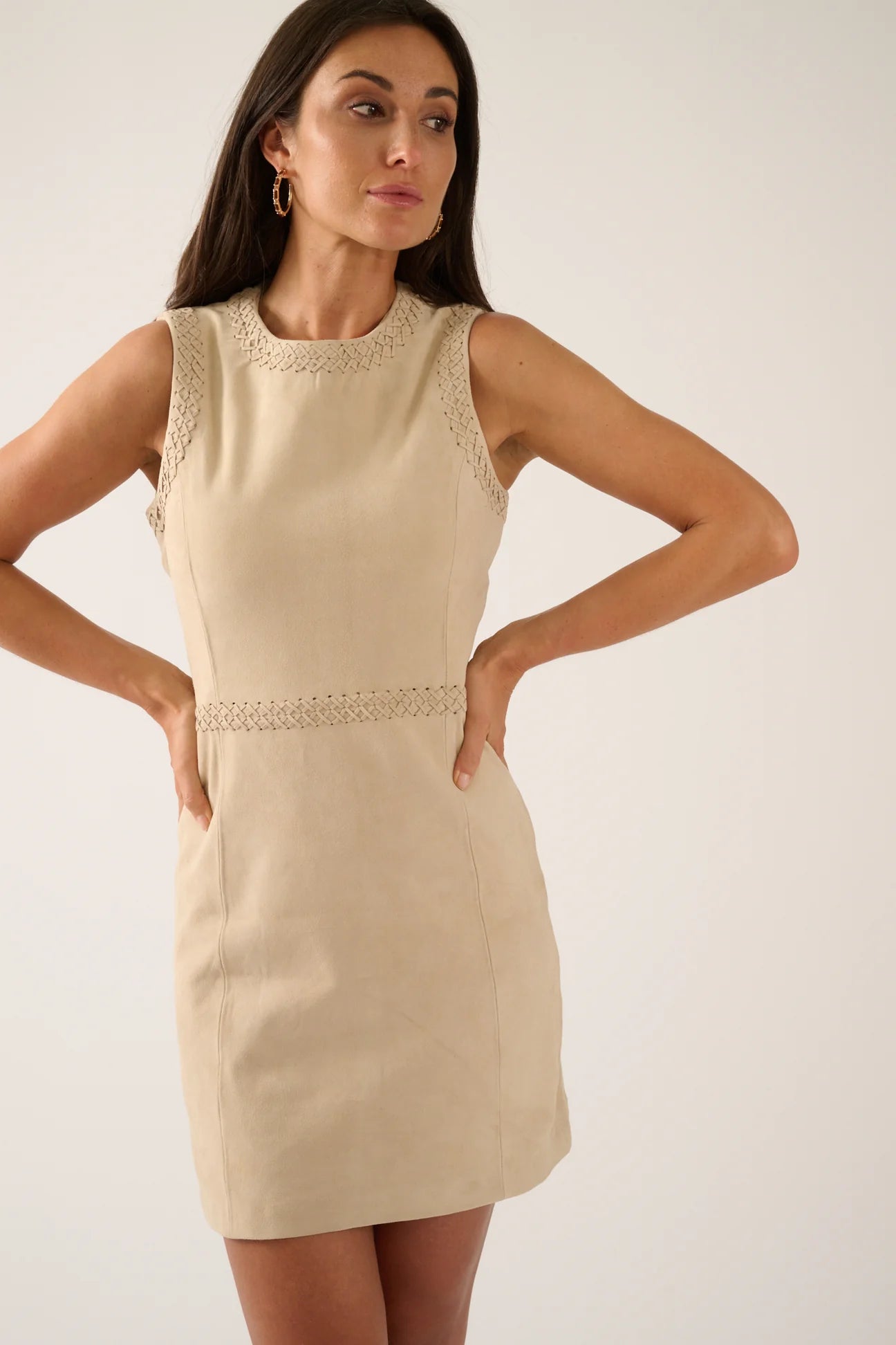 Dex dress Oscar Taupe