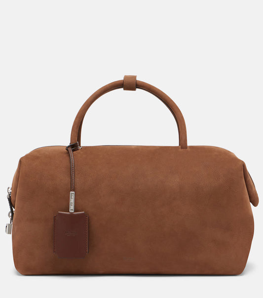 holdall suede bag maxmara chocolat