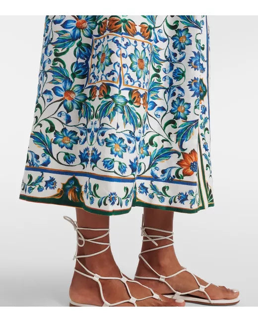 Flora tile midi dress Farm Rio