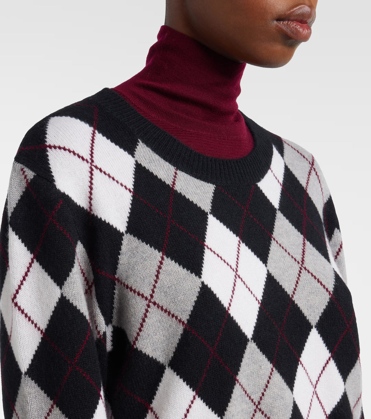 Antoni argyle sweater LISA YANG