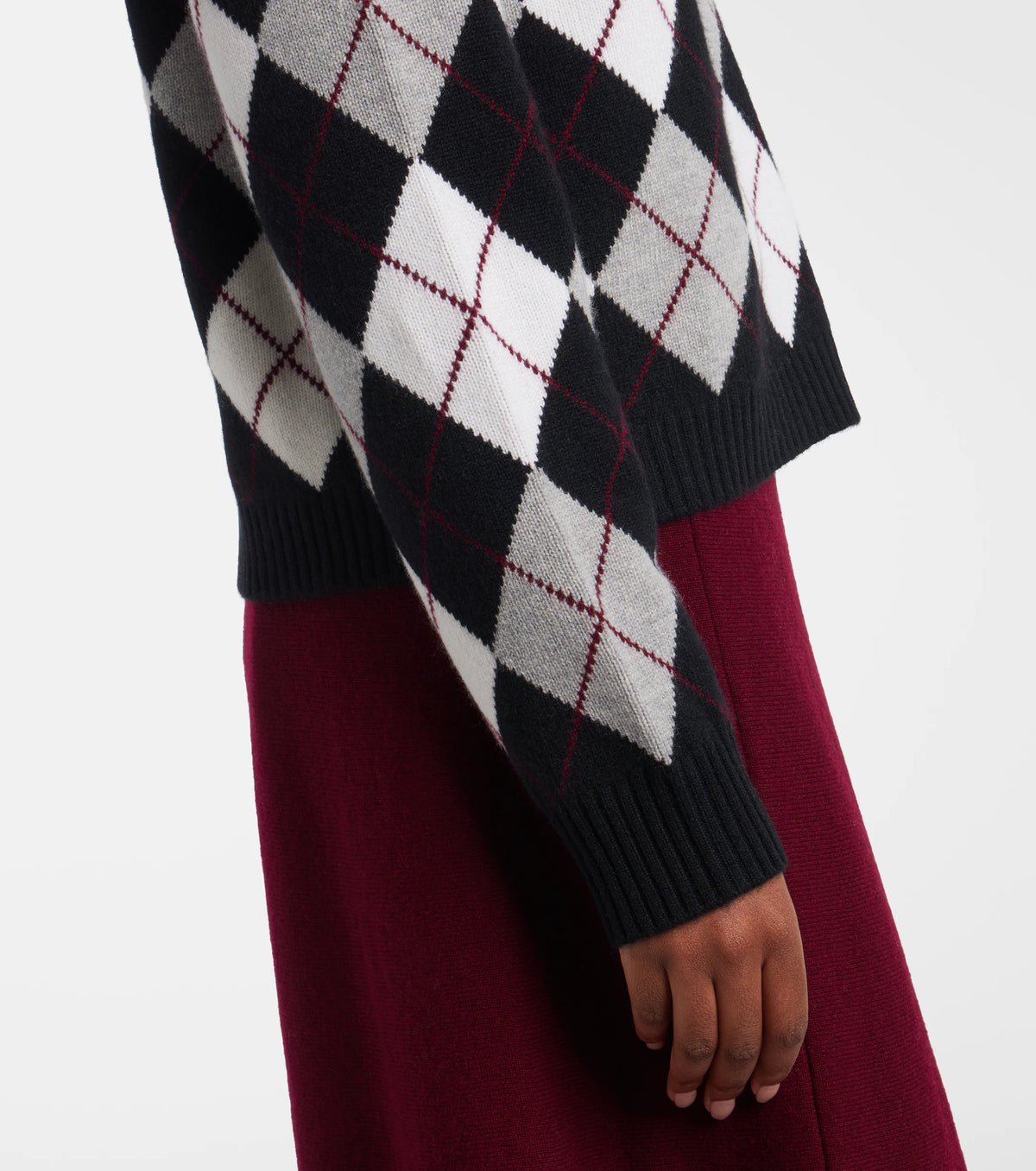 Antoni argyle sweater LISA YANG