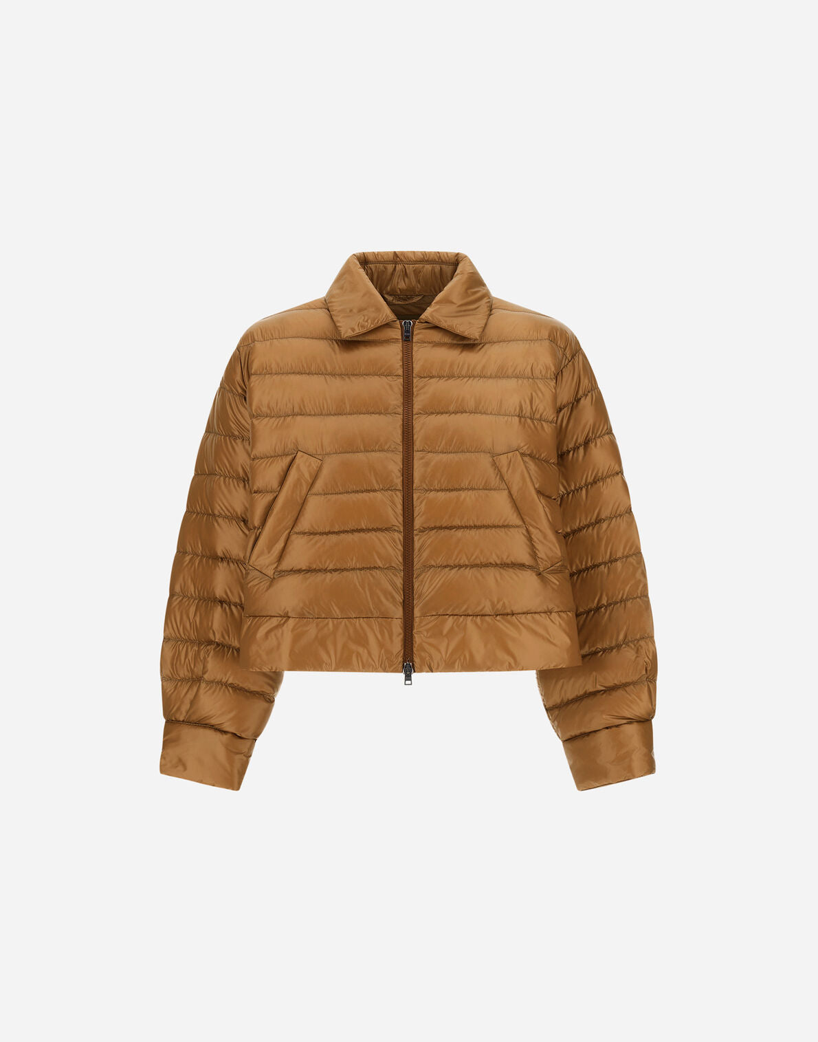 Herno Cropped Jacket Nylon Piumino
