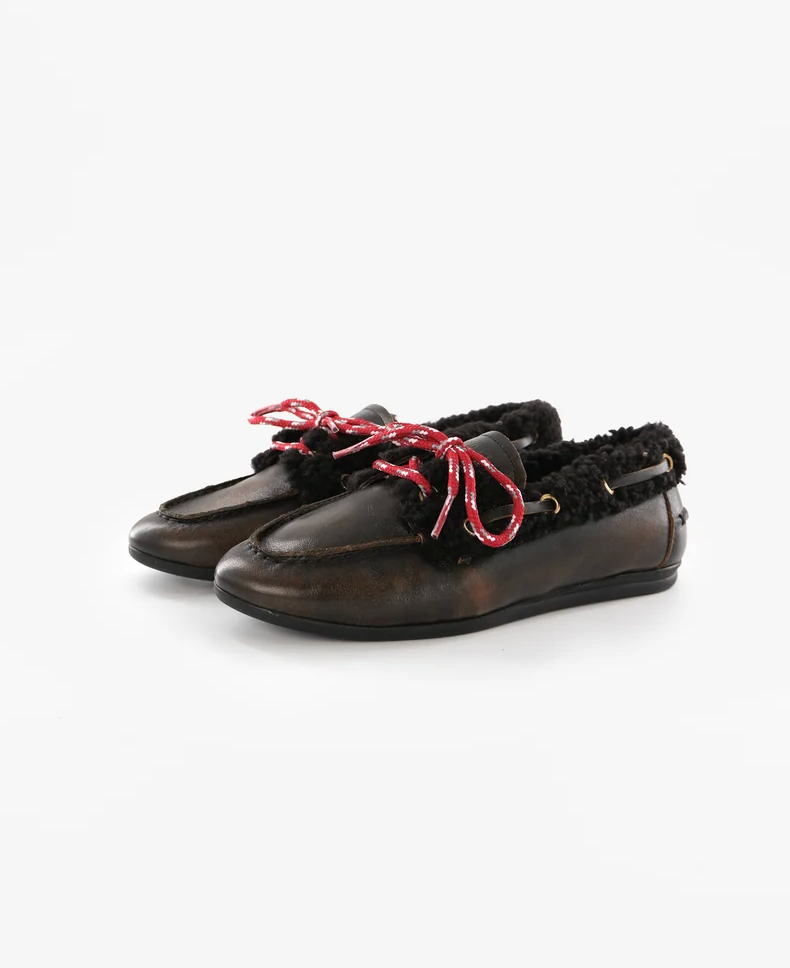 Kanda curly boat shoe Toral