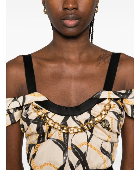 Jurk EF AB910 Chain print