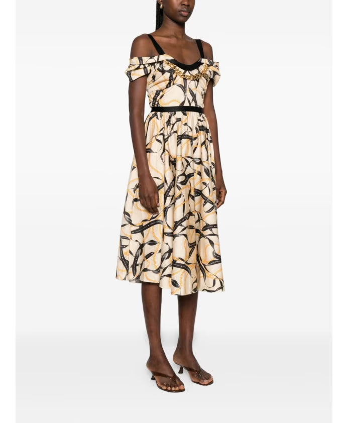 Jurk EF AB910 Chain print