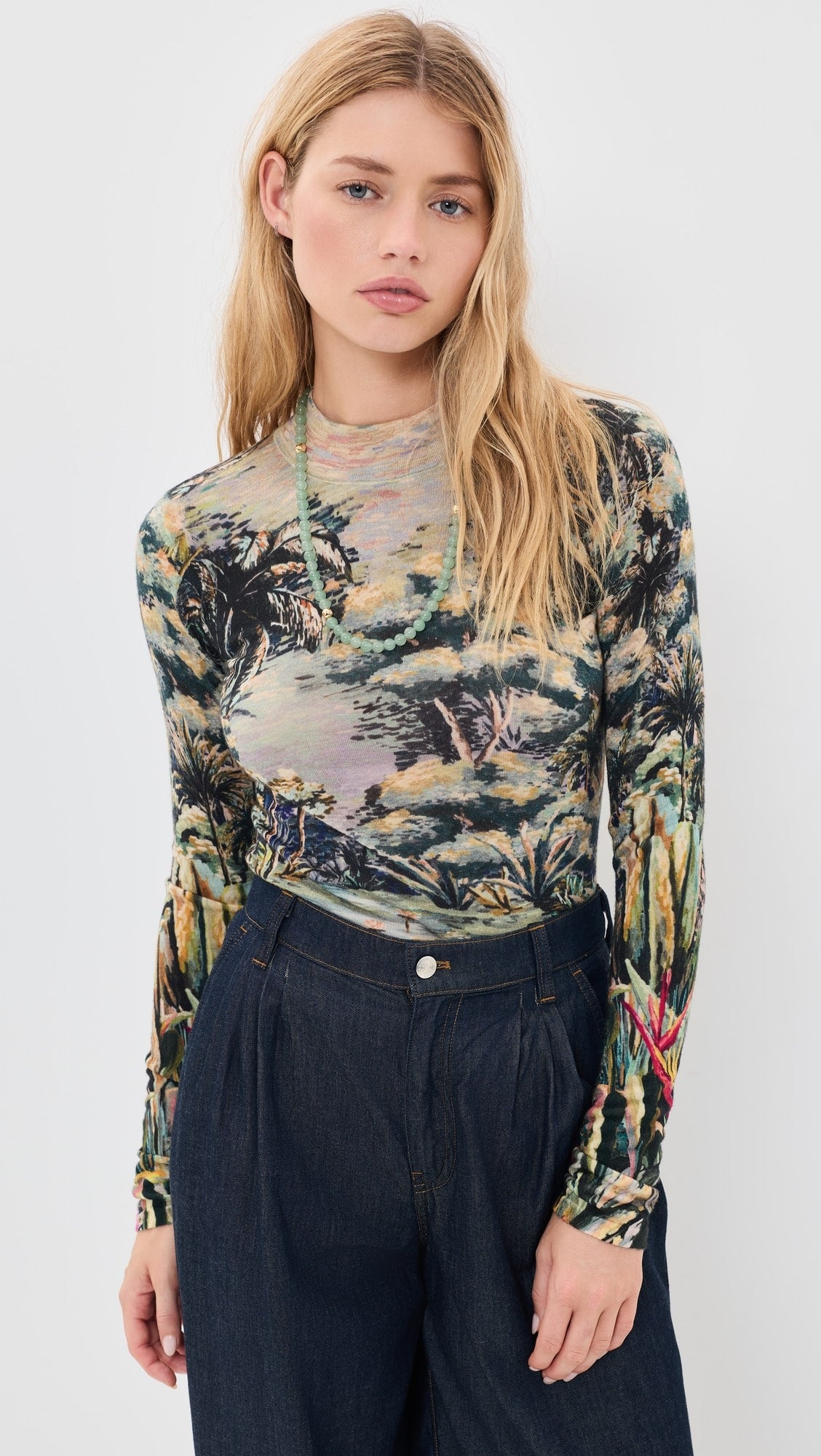 Petricor knit layer top