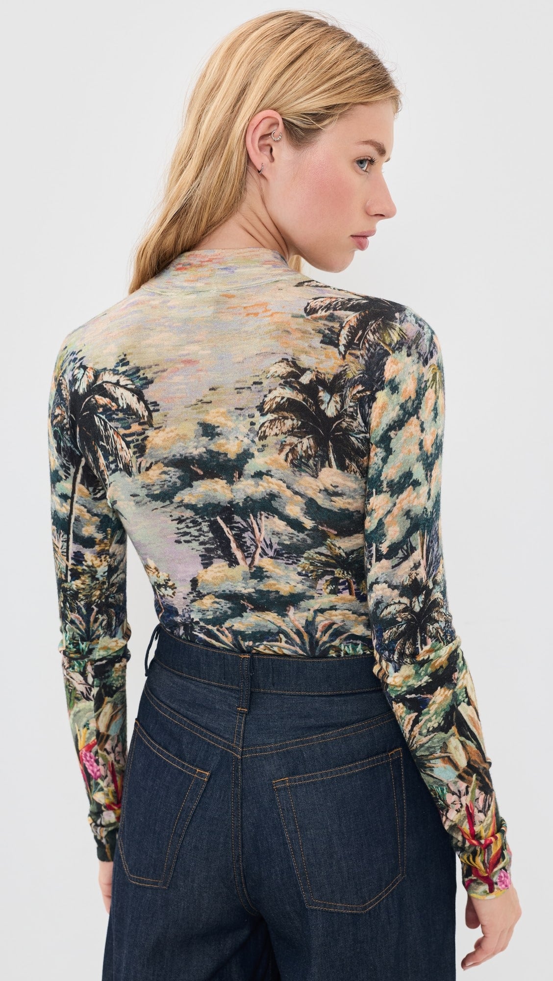 Petricor knit layer top