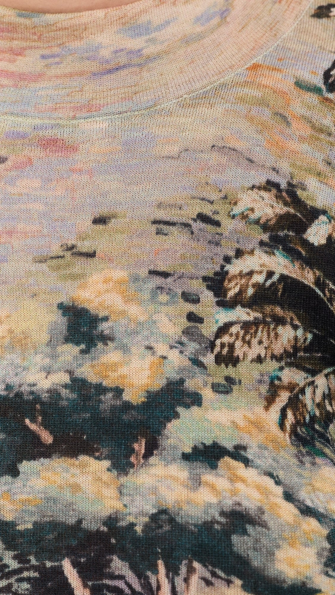 Petricor knit layer top