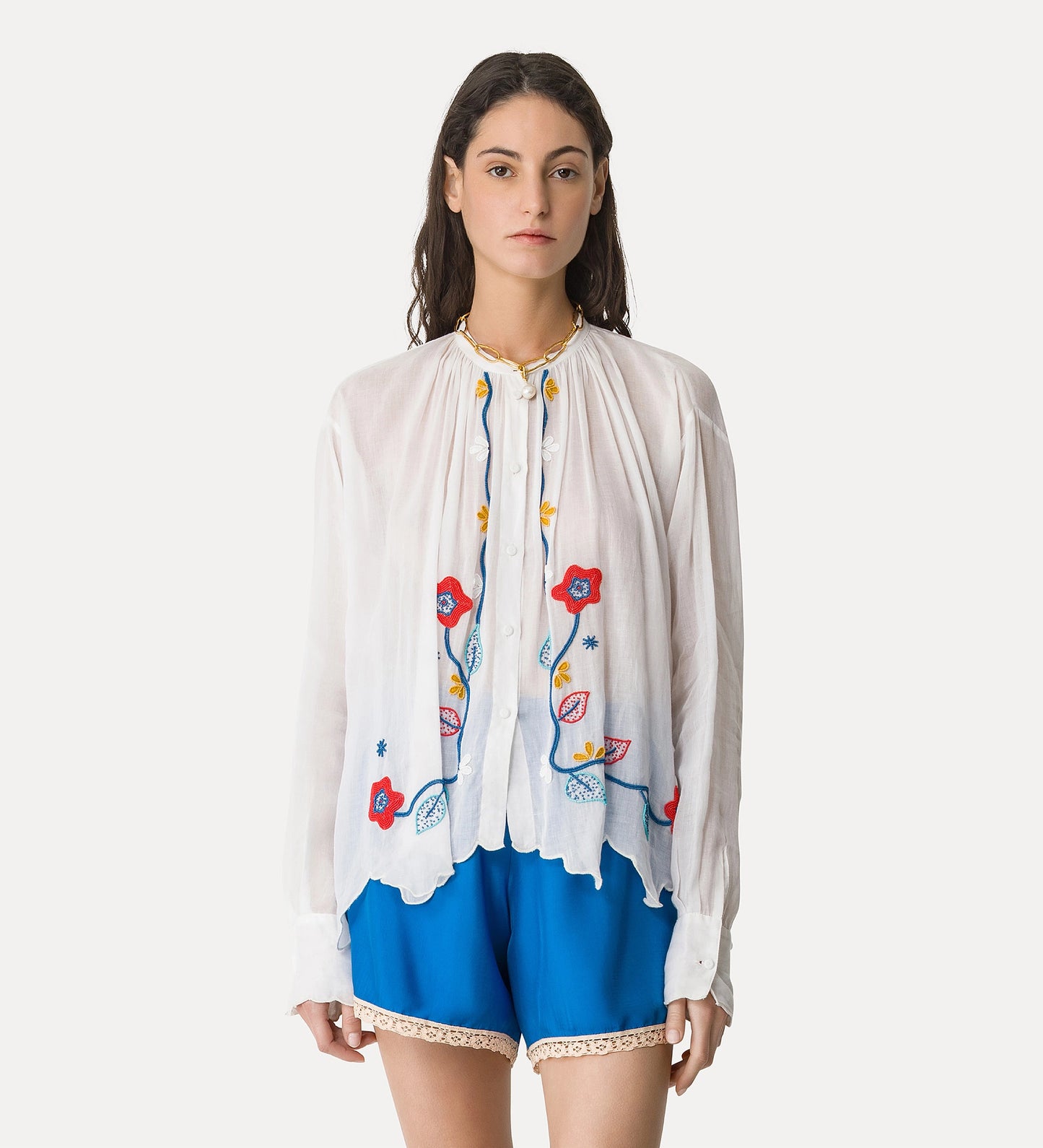 My shirt 'broderie en rêve' Forte Forte